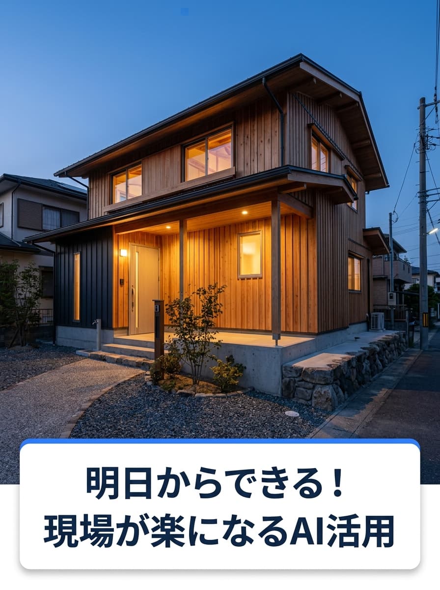 明日からできる!現場が楽になるAI活用