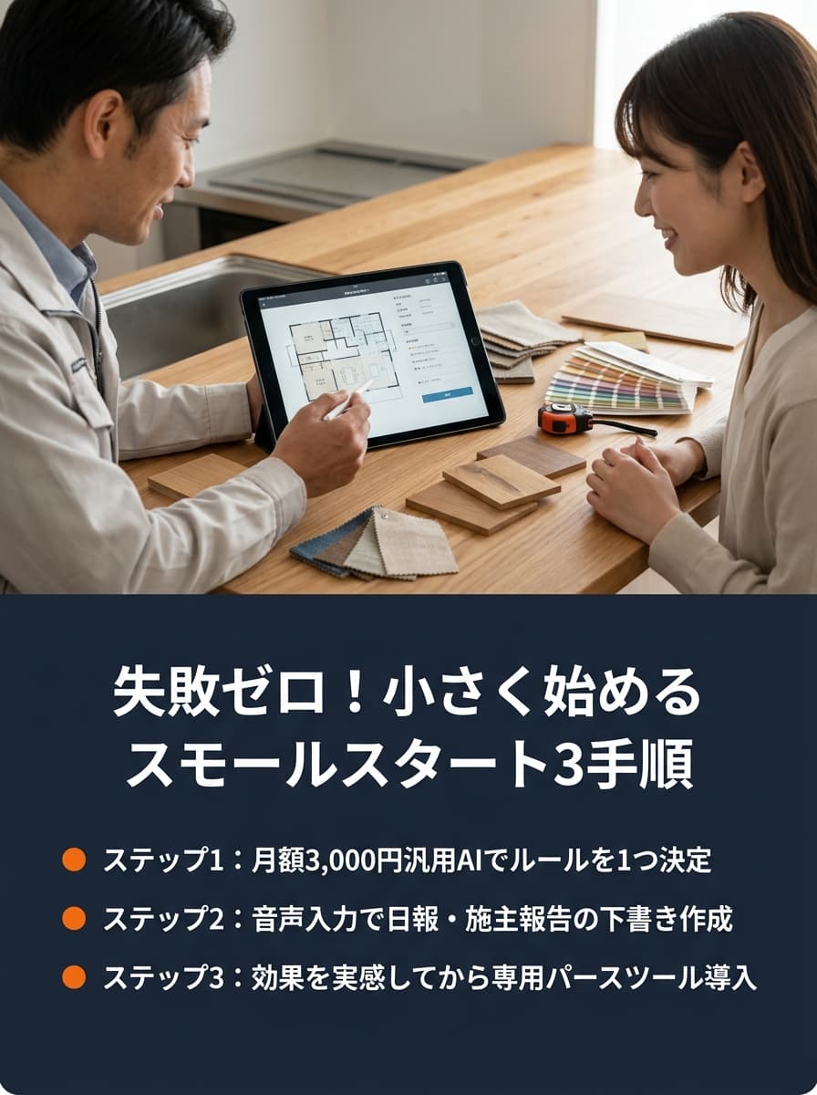 失敗ゼロ!小さく始めるスモールスタート3手順