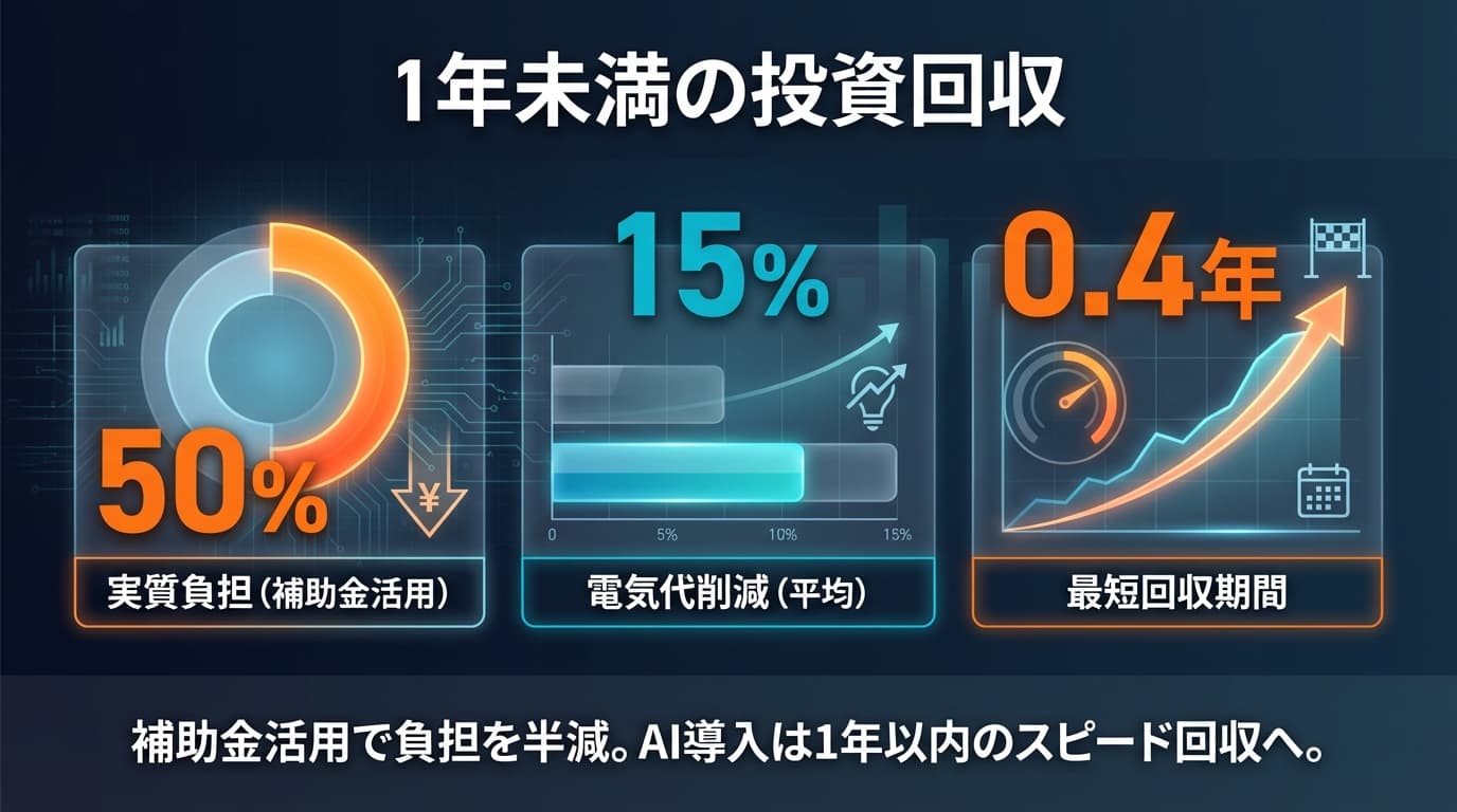 1年未満の投資回収