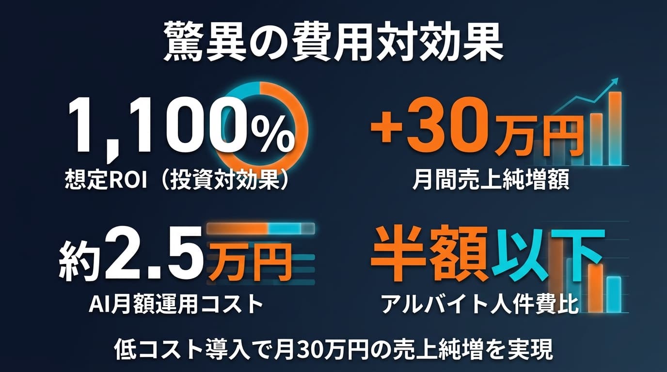 驚異の費用対効果