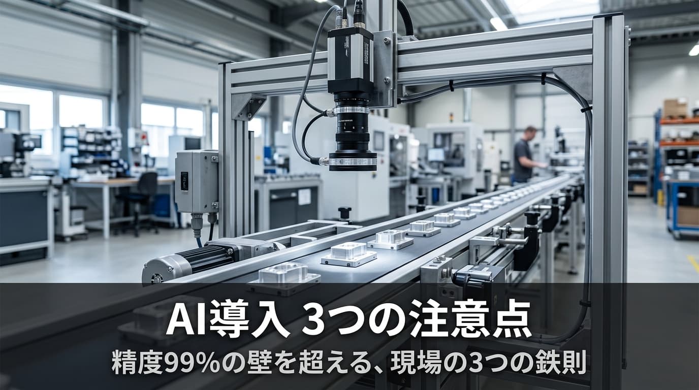 AI導入 3つの注意点