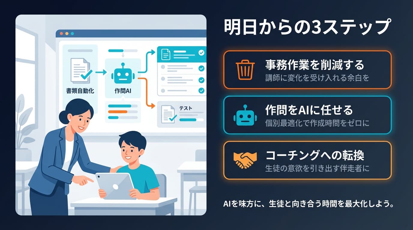 明日からの3ステップ