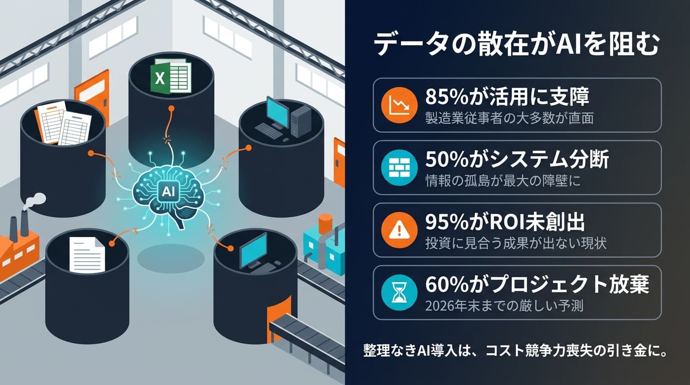 データの散在がAIを阻む