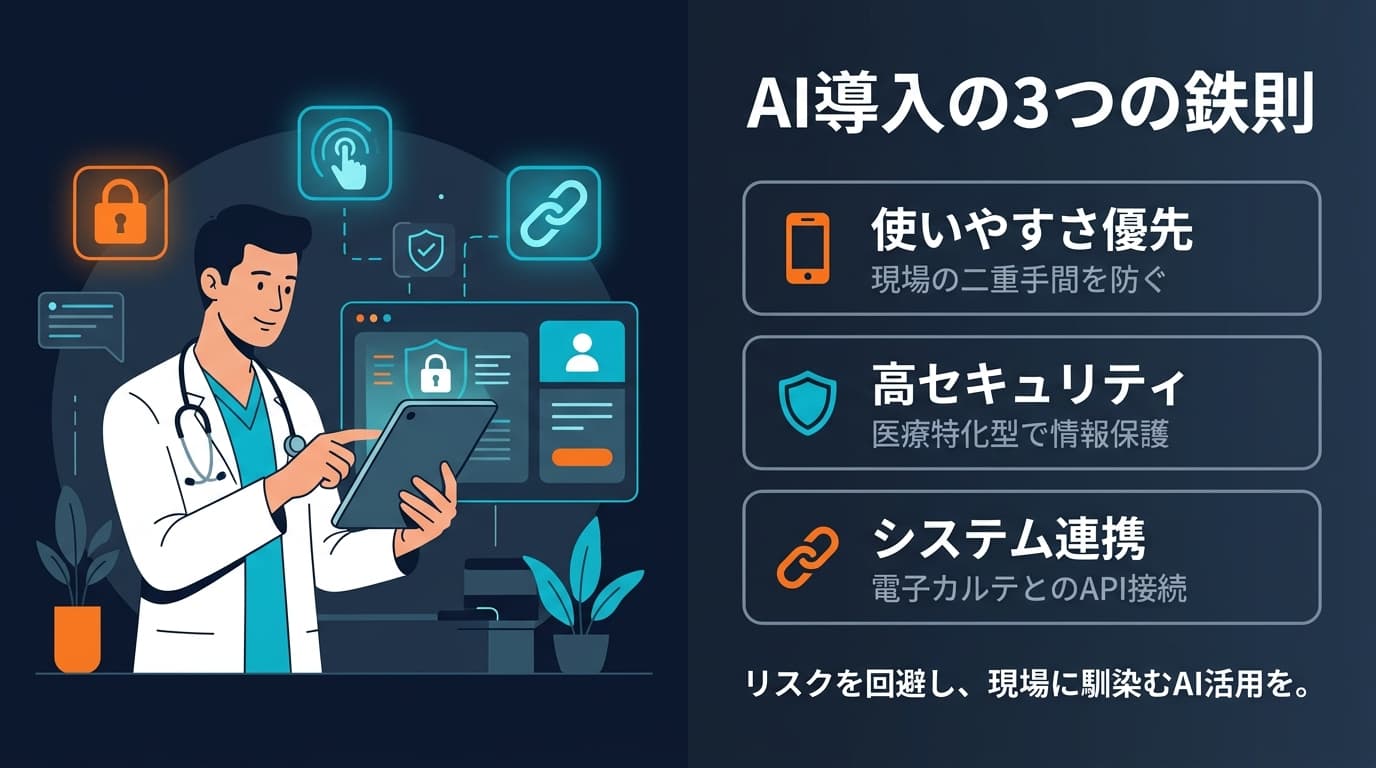 AI導入の3つの鉄則