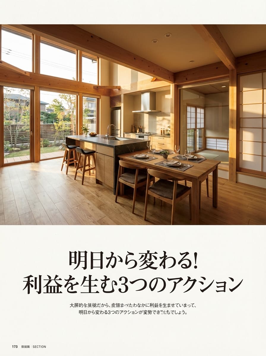 明日から変わる!利益を生む3つのアクション