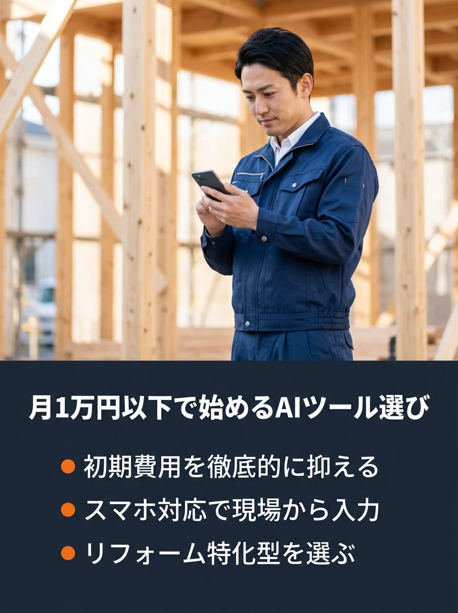 月1万円以下で始めるAIツール選び
