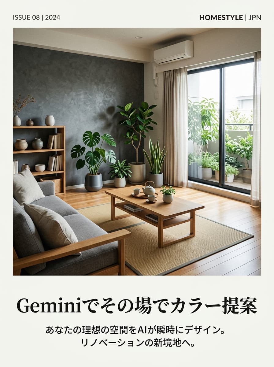Geminiでその場でカラー提案