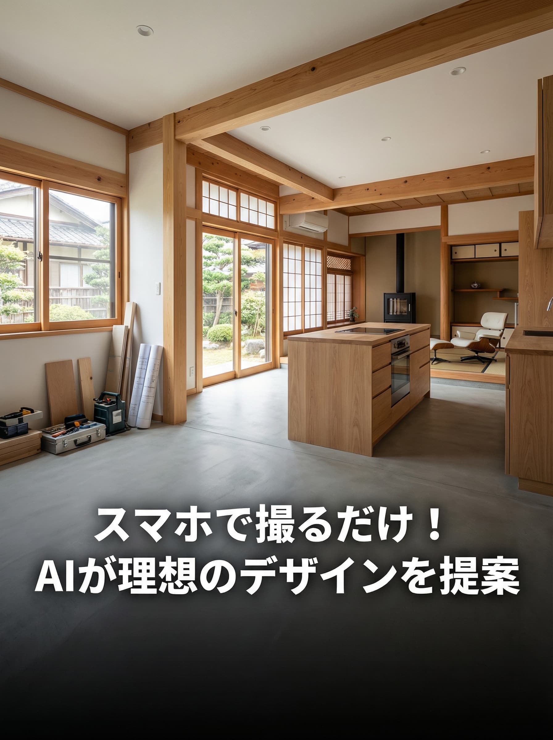 スマホで撮るだけ!AIが理想のデザインを提案