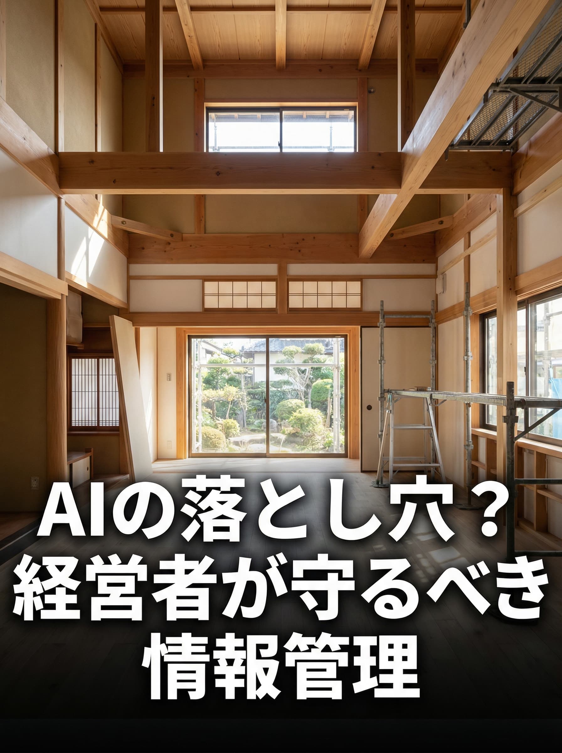 AIの落とし穴?経営者が守るべき情報管理