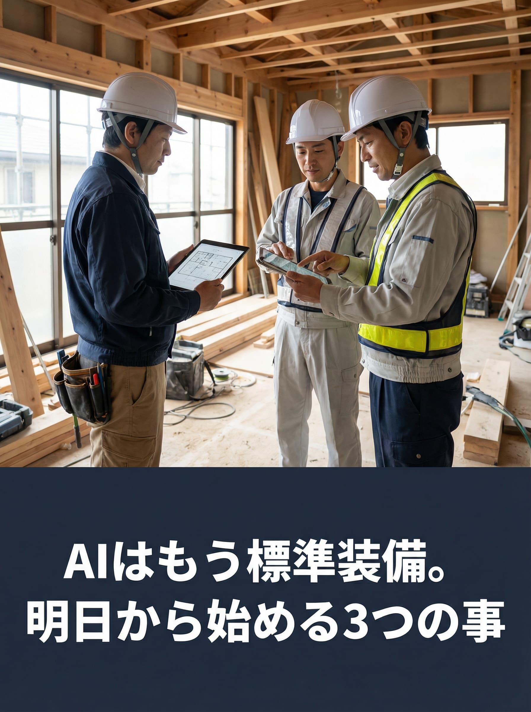 AIはもう標準装備。明日から始める3つの事