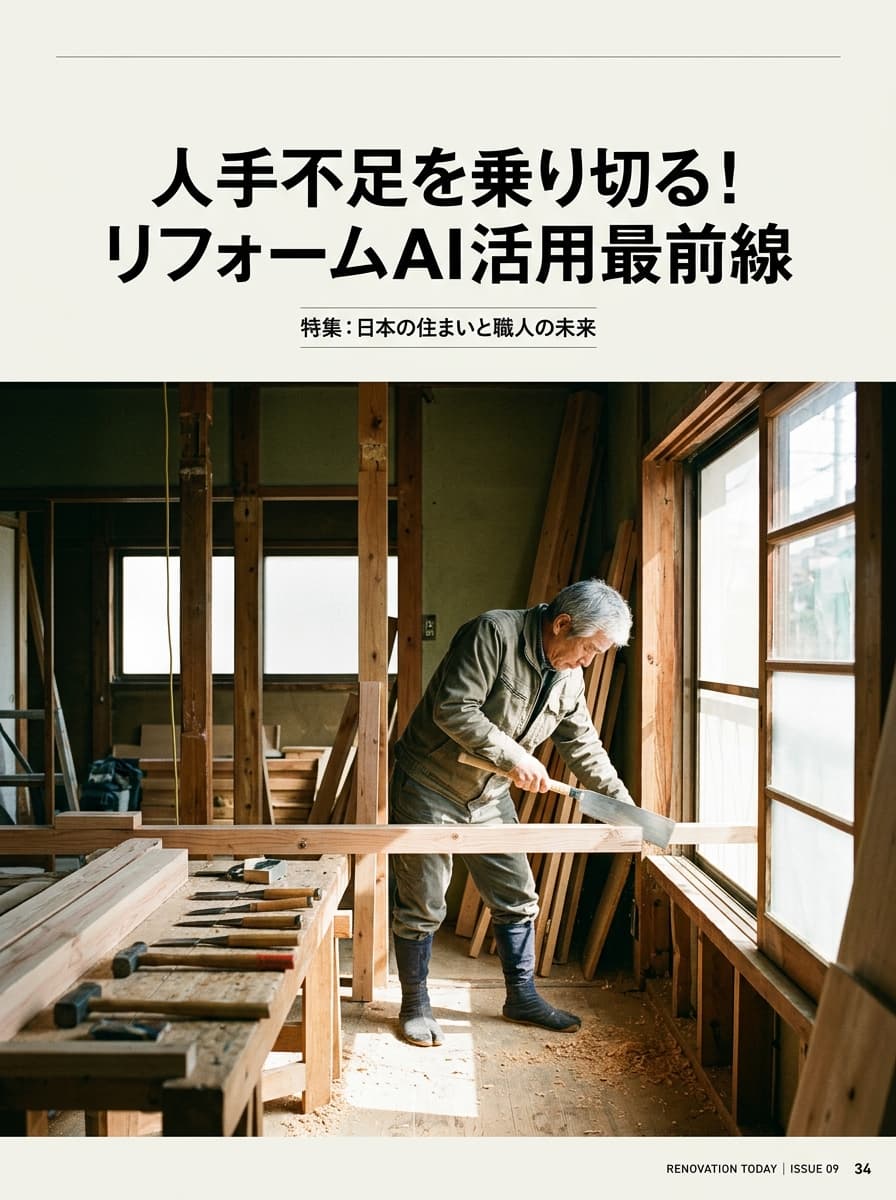 人手不足を乗り切る!リフォームAI活用最前線