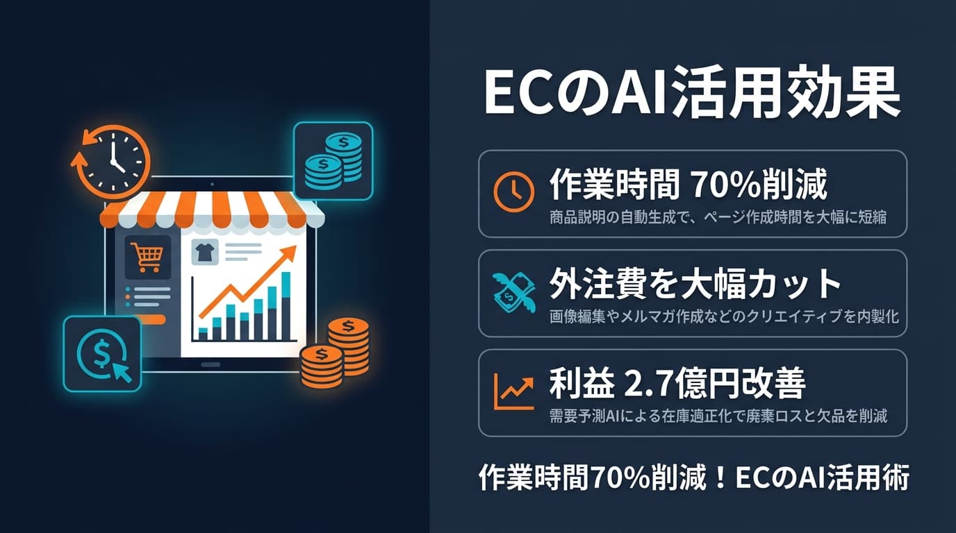 ECのAI活用効果