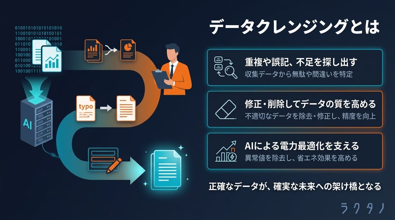 Data Cleansing(データクレンジング)の図解