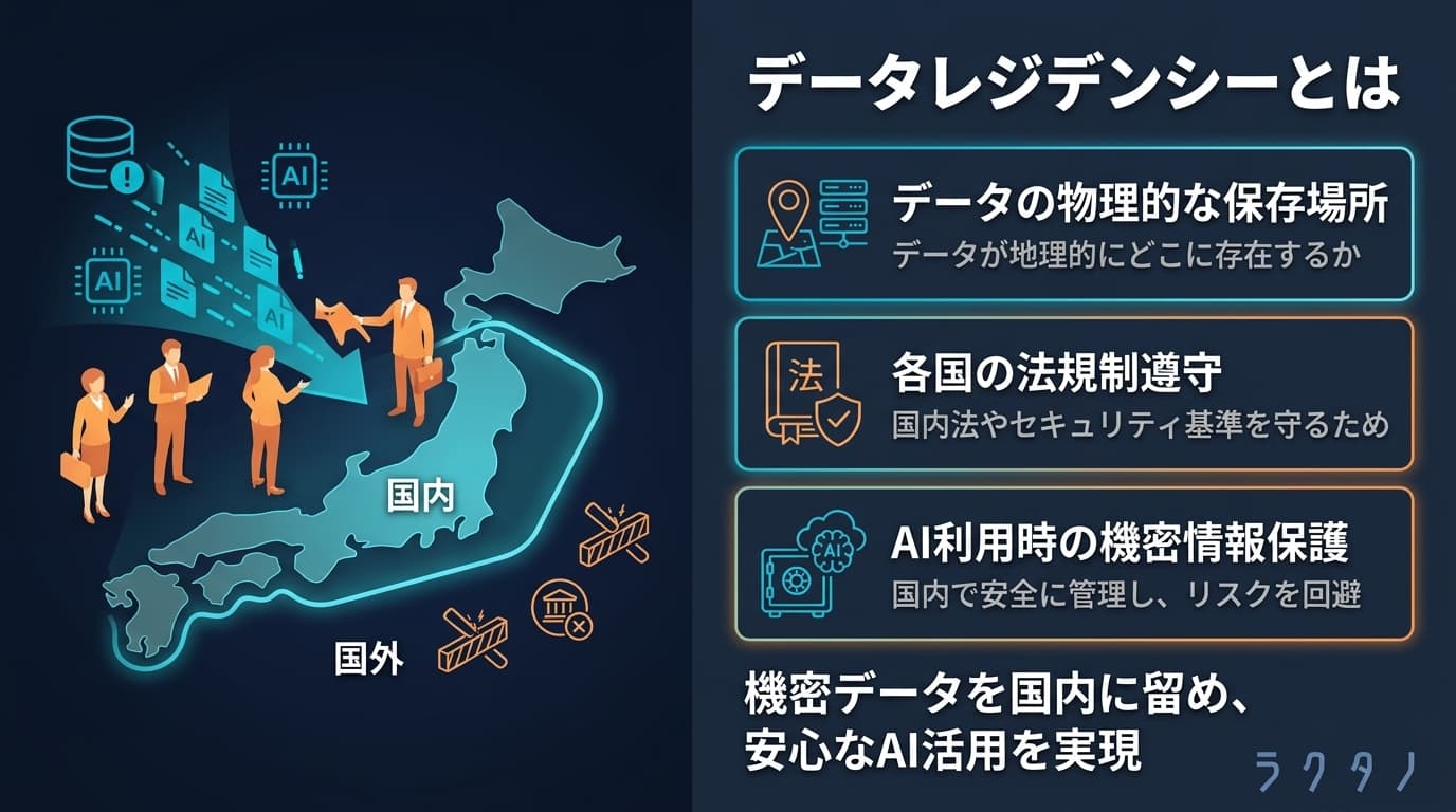 Data Residency(データレジデンシー)の図解