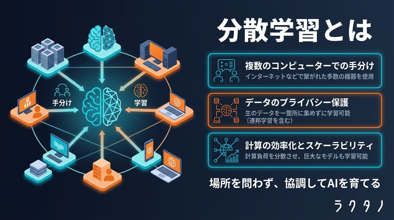 Decentralized Training(分散学習)の図解