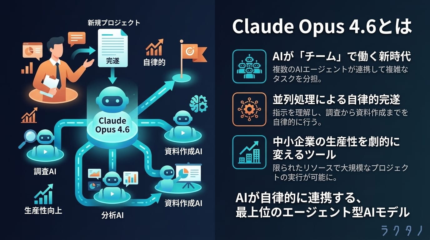 Claude Opus 4.6（Claude Opus 4.6）とは | AI用語集 | 株式会社ラクタノ