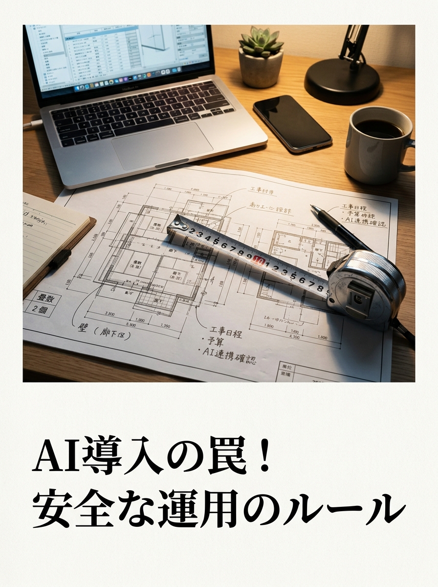 AI導入の罠!
安全な運用のルール